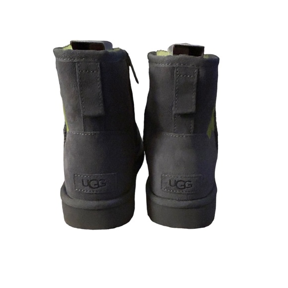 UGG Women’s Classic Gray Mini Chopd Boot - Picture 4 of 7